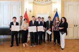 Tag der Wissenschaftsolympiaden 2024_IMO-Team